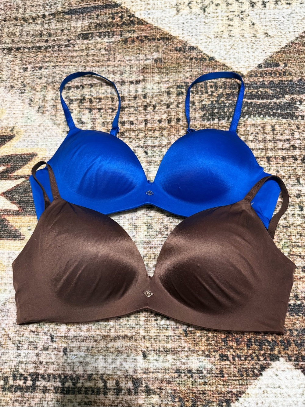Victoria's Secret So Obsessed Bras - Royal Blue & Chocolate Brown